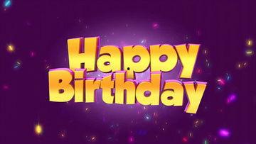 生日祝福的视频